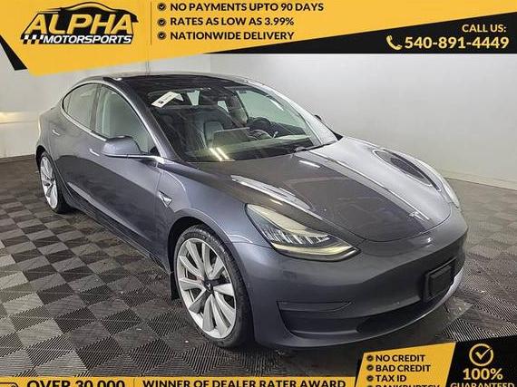 TESLA MODEL 3 2018 5YJ3E1EB4JF083319 image